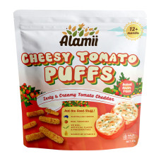 Alamii Cheesy Tomato Puffs | Kids Snack | Healthy Snack | Halal Snack | 1 years+